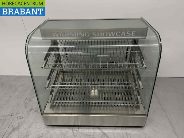 Warmhaltevitrine aus Edelstahl 65 cm 230V Horeca