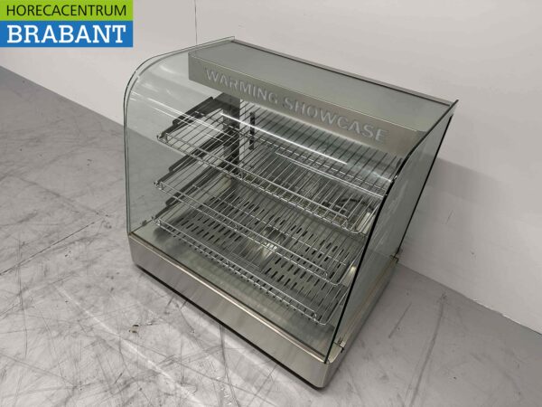 Warmhaltevitrine aus Edelstahl 65 cm 230V Horeca – Bild 3