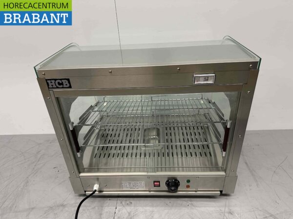Warmhaltevitrine aus Edelstahl 65 cm 230V Horeca – Bild 4