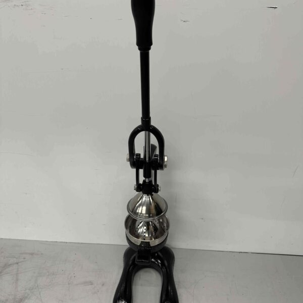 Schwarze manuelle Obstpresse Orangensaftpresse Zitruspresse Horeca