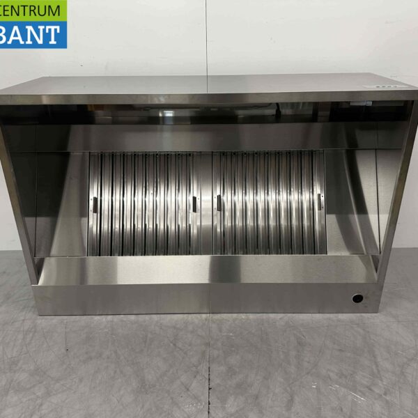 Edelstahl-Dunstabzugshaube Premium-line Motor 1500 kuub Box Box Modell 150 cm 230V Horeca