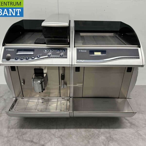 Saeco Idea Cappuccino 2 Vollautomatische Espressomaschine Kaffeemaschine mit Milchkühler und Tassenwärmer 230V Catering