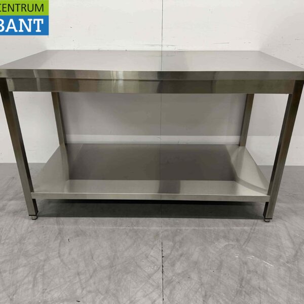 HCB Edelstahl-Arbeitstisch Basic-line 140 x 70 x 85 cm Horeca