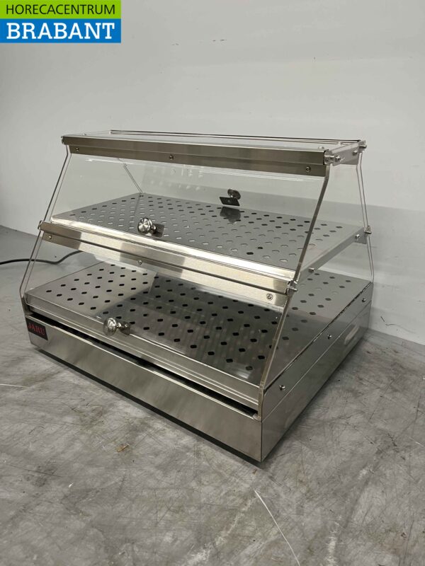 Wärmeschrank aus Edelstahl 4 Klappen 50 cm 230V Horeca – Bild 2