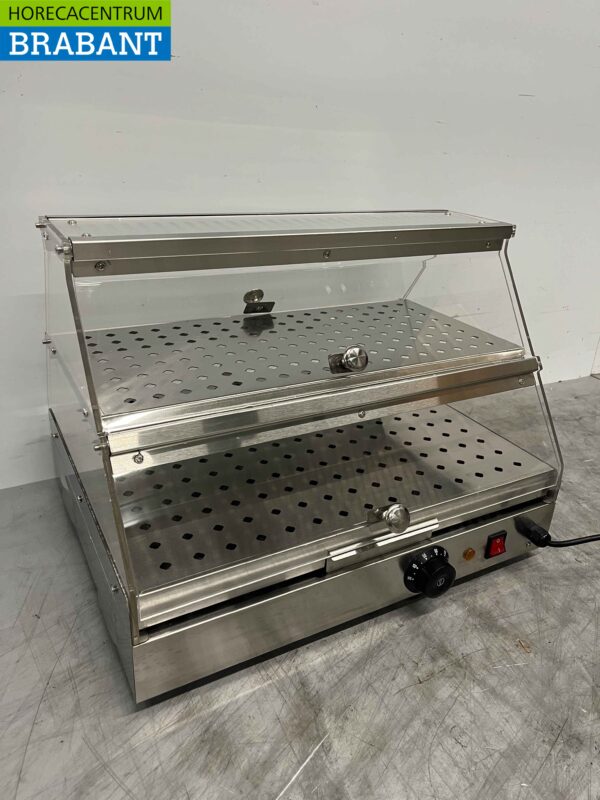 Wärmeschrank aus Edelstahl 4 Klappen 50 cm 230V Horeca – Bild 6
