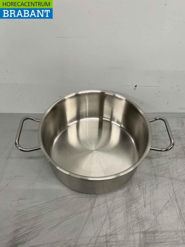 Edelstahl Fusion Professional Suppentopf Kochtopf 35,5 x 26 cm 4,7 Liter Catering – Bild 2