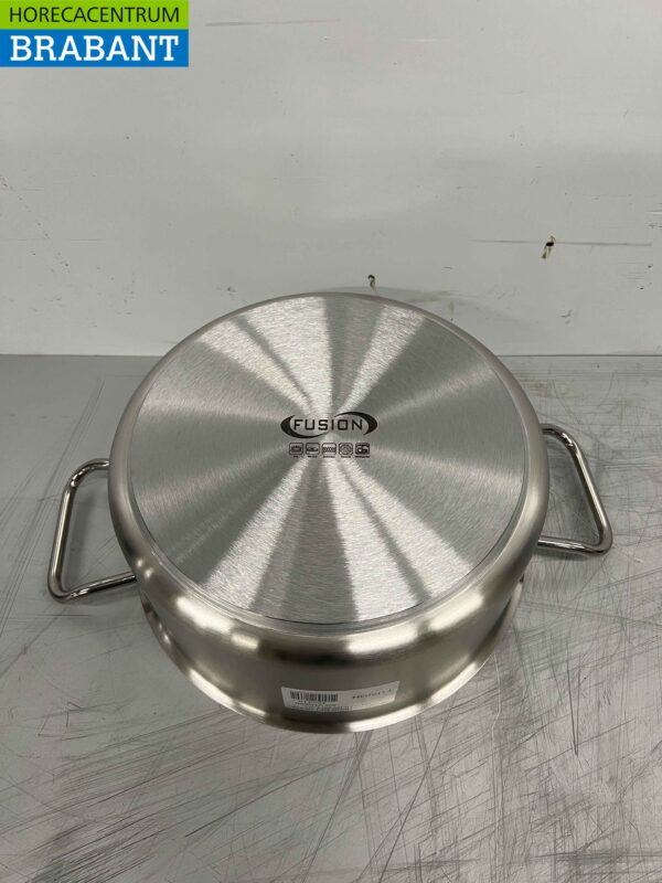 Edelstahl Fusion Professional Suppentopf Kochtopf 35,5 x 26 cm 4,7 Liter Catering – Bild 4