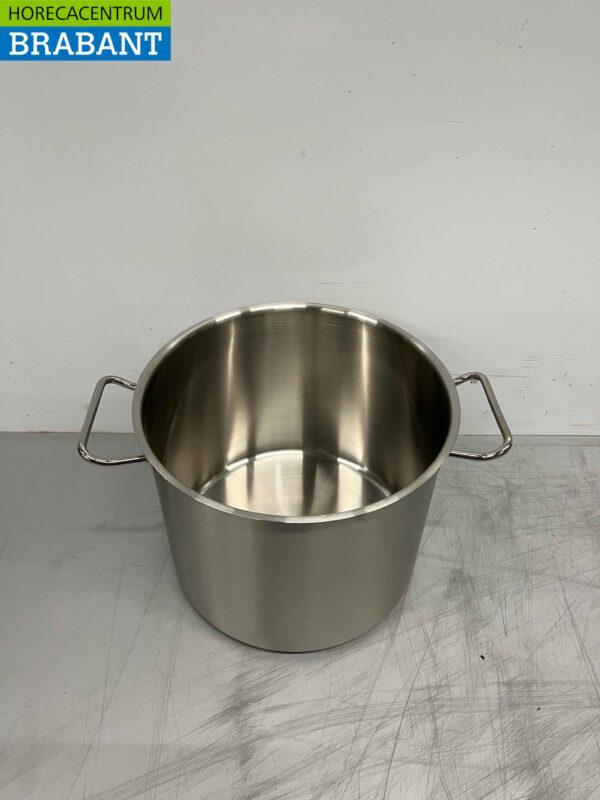 Edelstahl Fusion Professional Suppentopf Kochtopf 39,5 x 30 cm 14,2 Liter Catering – Bild 2