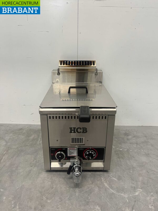 Edelstahl Friteuse 21 Liter Gas Horeca