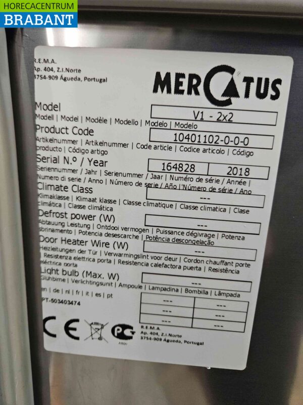 Edelstahl Mercatus V1 - 2X2 Keg-Kühler Keg-Kühler 106 cm 230V Horeca – Bild 6