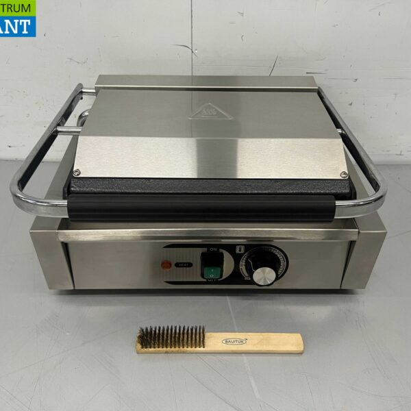 Edelstahl HCB Kontaktgrill Paninigrill Grill gerippt/glitschig 230V Horeca