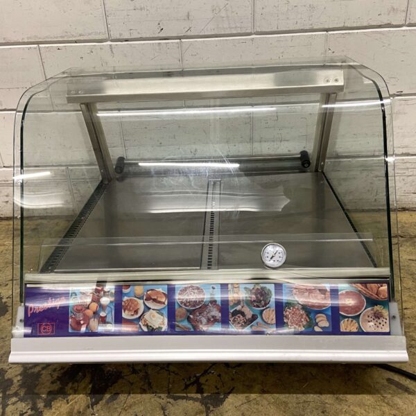 Edelstahl CB Aufsatzvitrine Aufsatzvitrine 75 cm 230V Horeca