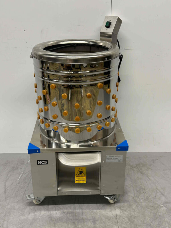 Edelstahl Mobile Geflügelsammelmaschine 180 Stück/Stunde 230V Horeca