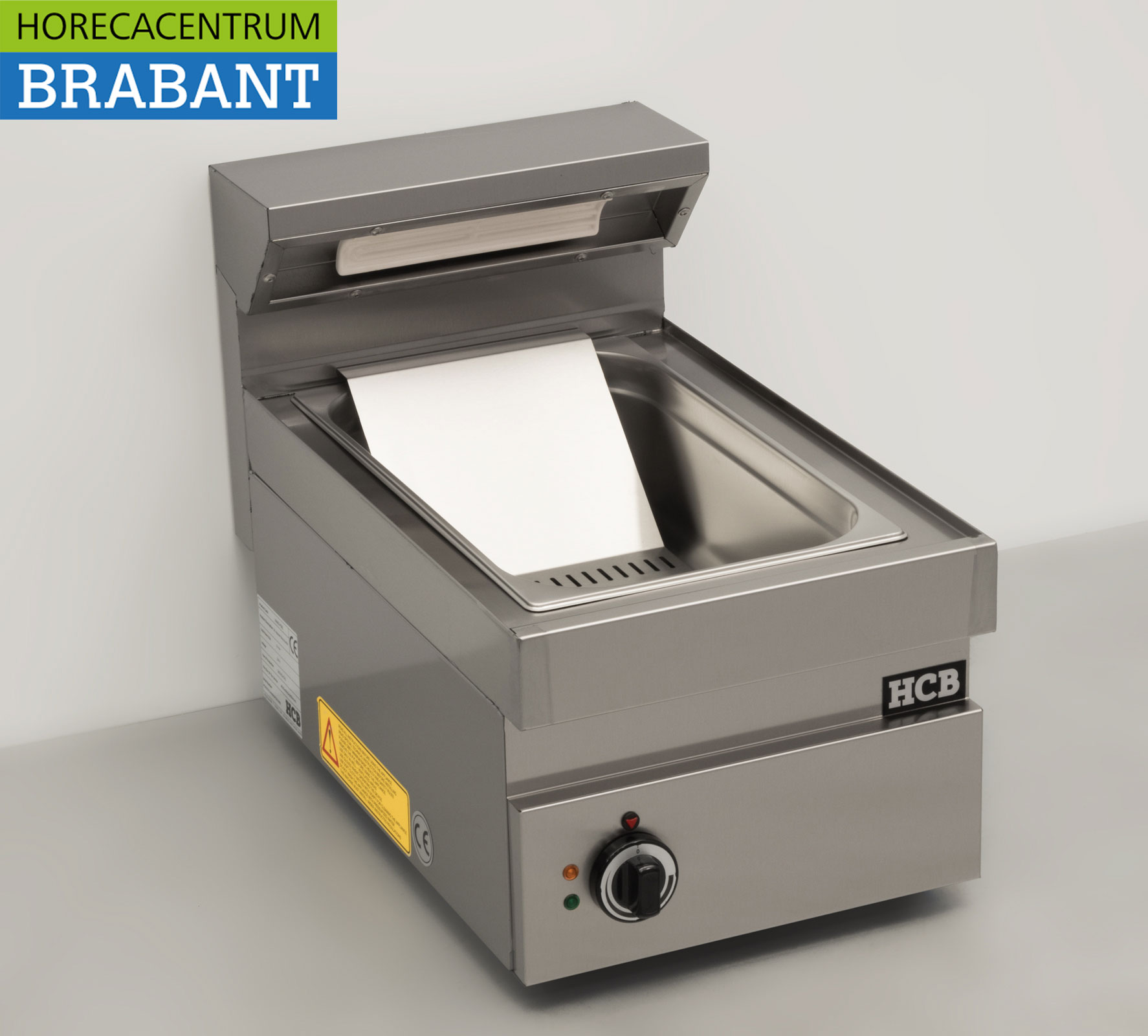 Edelstahl Spänewärmer Spänewärmer 650 Serie 40 cm 230V Horeca – Bild 3