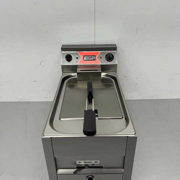 Edelstahl Friteuse 12 Liter Premium-line 400V Horeca