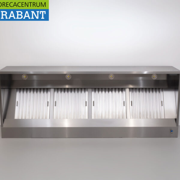 HCB Edelstahl-Dunstabzugshaube Premium-line Motor 2500 kuub Box Box Modell 250 cm 230V Horeca