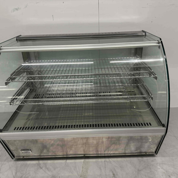 Edelstahl-Warmhaltevitrine 160 Liter 230V Horeca