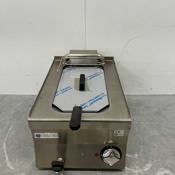Edelstahl Mareno Friteuse Fritteuse 10 Liter 400V Horeca