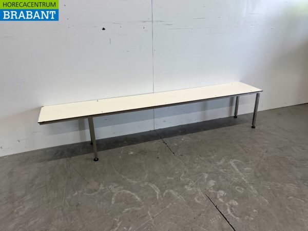 Trespa Etagere Brücke aus Edelstahl 170 x 30 x 36 cm Catering – Bild 2