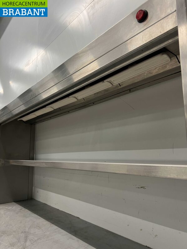 Edelstahl-Wärmebrücke Wärmeschrank 299 cm Horeca – Bild 3