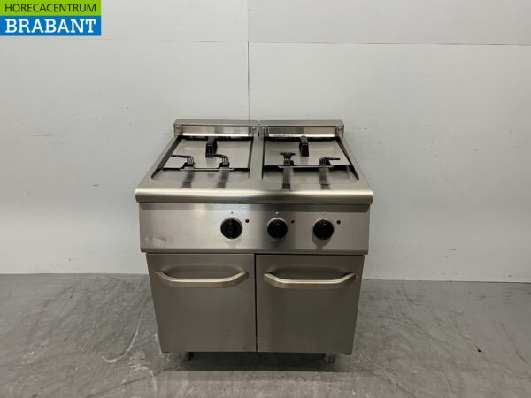 Combisteel Doppelfritteuse aus Edelstahl 2 x 18 Liter 400V Horeca