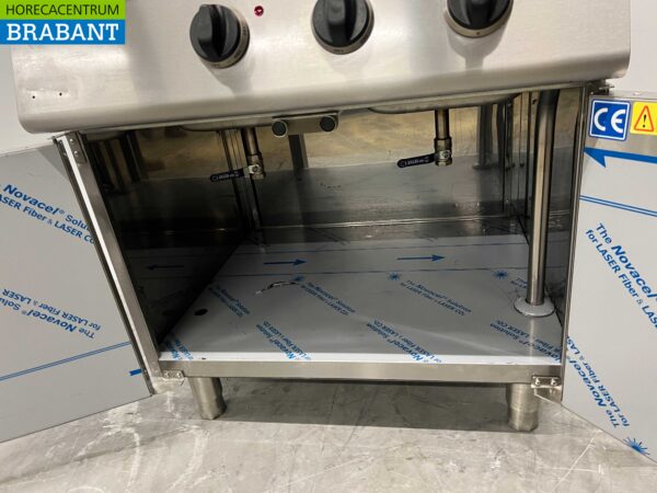 Combisteel Doppelfritteuse aus Edelstahl 2 x 18 Liter 400V Horeca – Bild 4