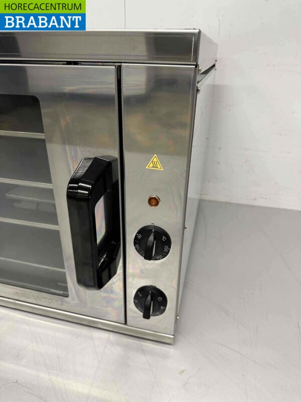Edelstahl Milan Toast Heißluftofen Konvektionsbackofen Bake-off 37 Liter 230V Horeca – Bild 4
