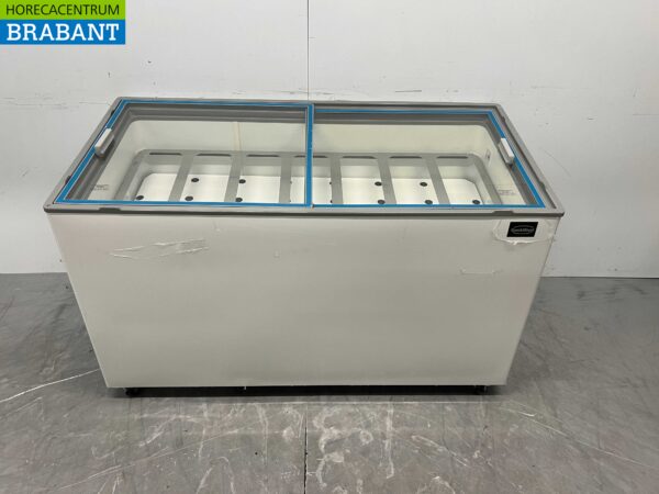 Mobile Combisteel Teneriffa Schaufel-Eisvitrine 10 Fächer 230V Horeca