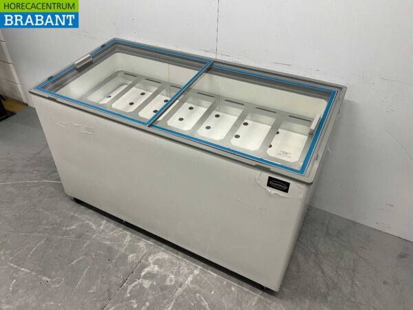 Mobile Combisteel Teneriffa Schaufel-Eisvitrine 10 Fächer 230V Horeca – Bild 3