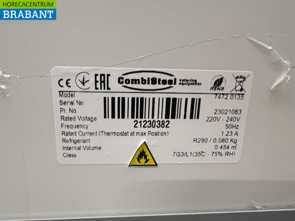 Mobile Combisteel Teneriffa Schaufel-Eisvitrine 10 Fächer 230V Horeca – Bild 7
