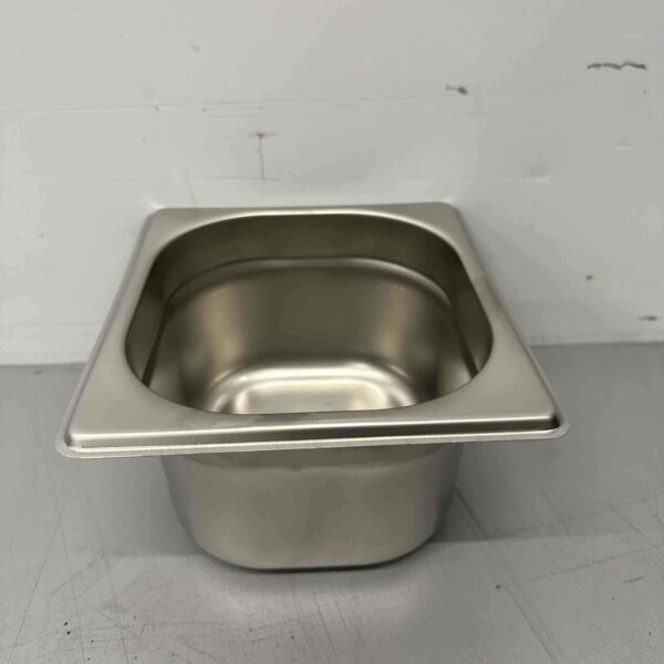 Edelstahl Gastronorm Tablett GN Tablett 1/6 Tiefe 100 mm Horeca