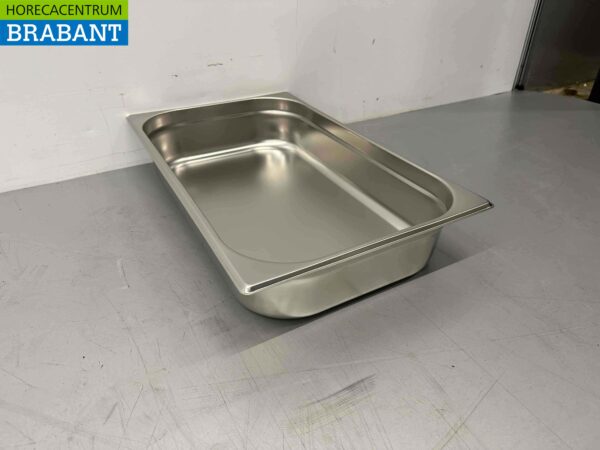 Edelstahl Gastronorm Tablett GN Tablett 1/1 Tiefe 100 mm Horeca – Bild 3