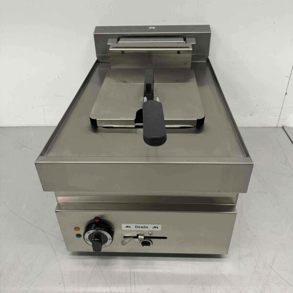 Edelstahl Friteuse Fritteuse 10 Liter 650 Serie 400V Horeca