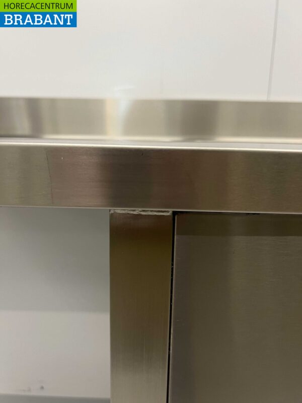 Edelstahlspüle Doppelspüle Premium-line 160 cm Horeca – Bild 5
