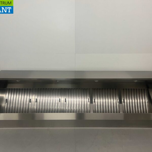 Edelstahl-Dunstabzugshaube Premium-line Motor 2500 kuub Box Box Modell 300 cm 230V Horeca