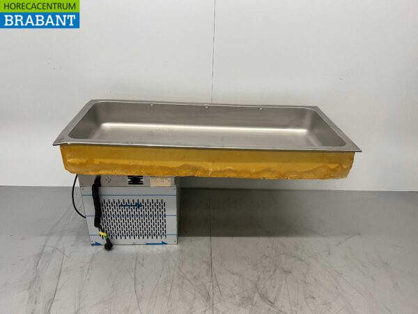 Edelstahl Combisteel Drop-in-Vitrine Kühlvitrine 4 x 1/1 Gastronorm GN 136,2 cm 230V Horeca
