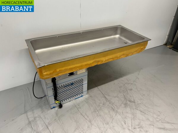 Edelstahl Combisteel Drop-in-Vitrine Kühlvitrine 4 x 1/1 Gastronorm GN 136,2 cm 230V Horeca – Bild 2