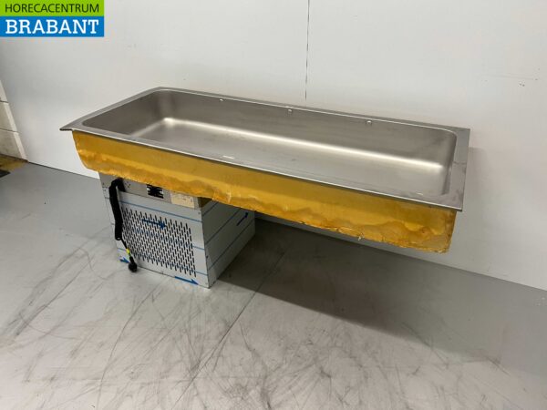 Edelstahl Combisteel Drop-in-Vitrine Kühlvitrine 4 x 1/1 Gastronorm GN 136,2 cm 230V Horeca – Bild 3