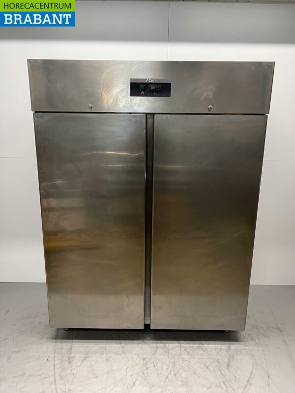 Edelstahl Sagi Doppeltüriger 2-türiger Kühlschrank 1400 Liter 230V Horeca