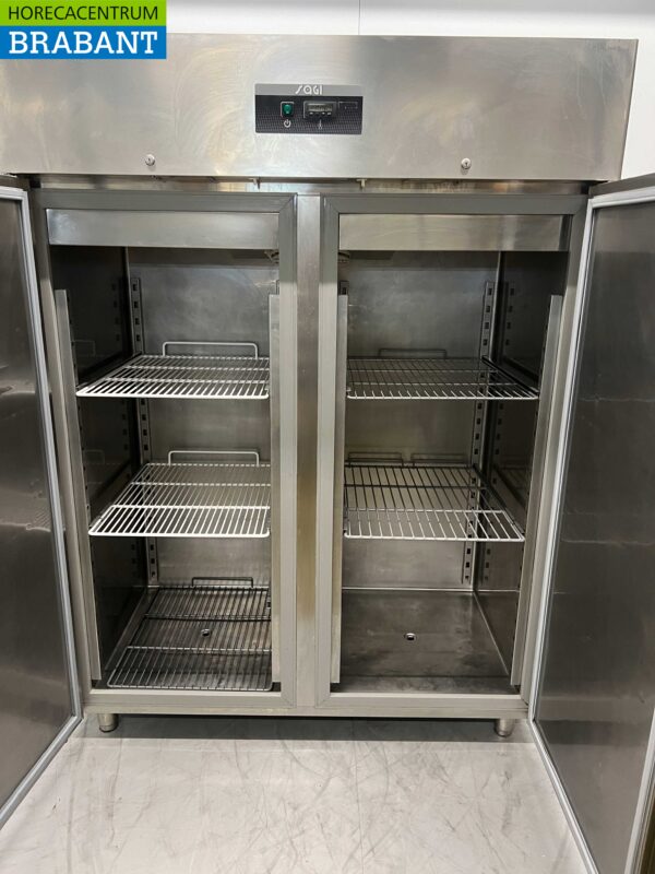 Edelstahl Sagi Doppeltüriger 2-türiger Kühlschrank 1400 Liter 230V Horeca – Bild 4