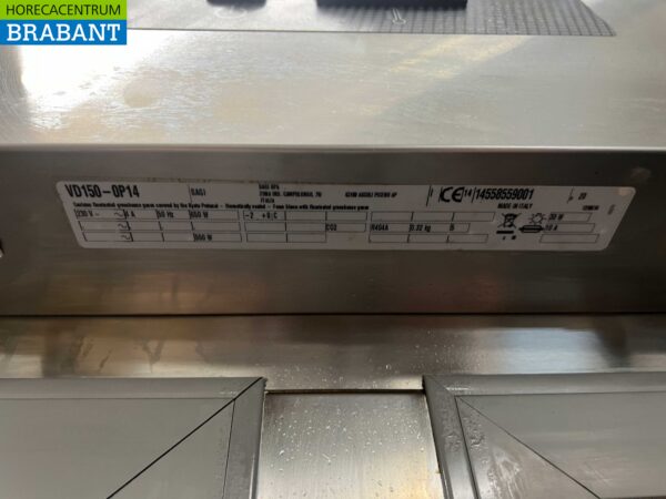 Edelstahl Sagi Doppeltüriger 2-türiger Kühlschrank 1400 Liter 230V Horeca – Bild 5