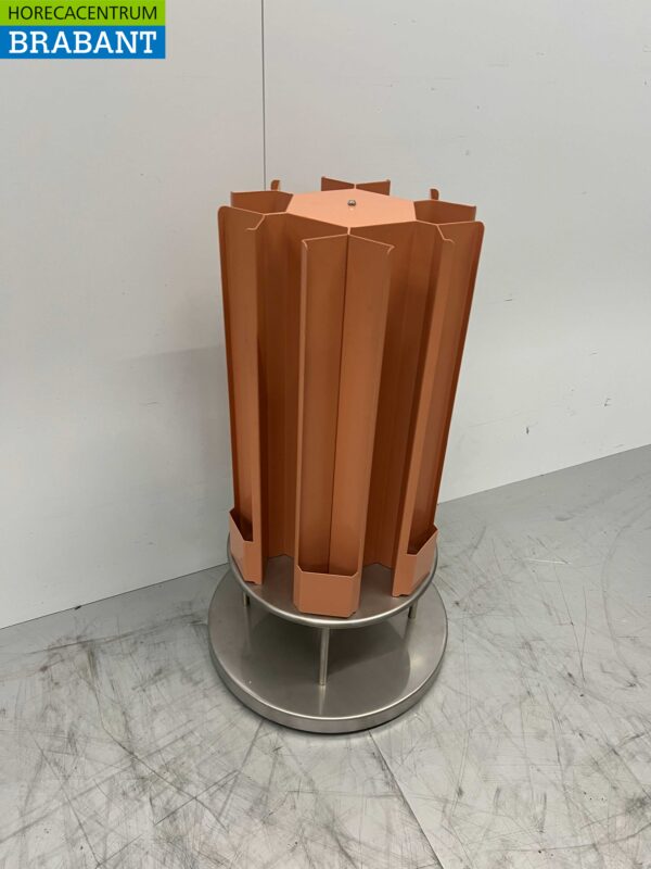Edelstahl Diamond Becherkarussell Becherhalter Catering – Bild 2