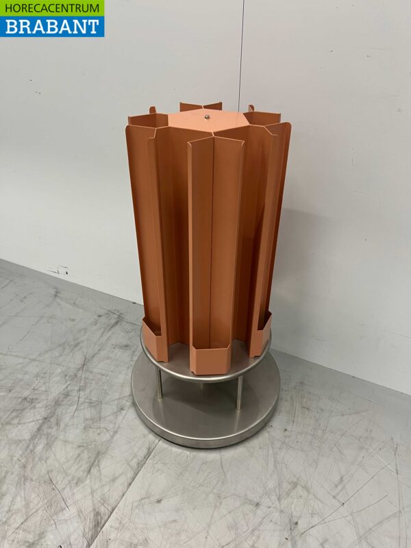 Edelstahl Diamond Becherkarussell Becherhalter Catering – Bild 3