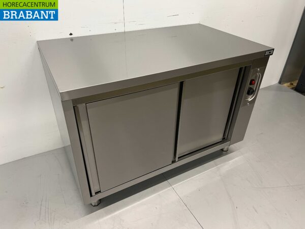 Edelstahl Schrank Wärmeschrank 2 Schiebetüren Premium-line 120 cm Horeca – Bild 3