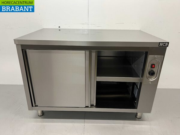 Edelstahl Schrank Wärmeschrank 2 Schiebetüren Premium-line 120 cm Horeca – Bild 4