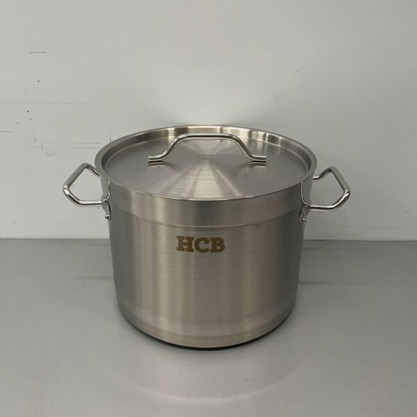 HCB Suppentopf Induktion aus Edelstahl 25 x 18 cm 9 Liter Catering