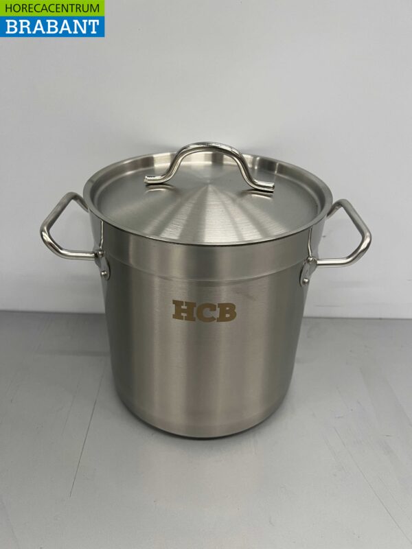 Edelstahl Suppentopf Kochtopf Induktion 20 x 20 cm 6 Liter Catering