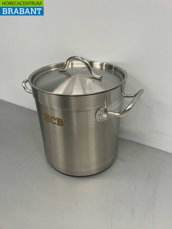 Edelstahl Suppentopf Kochtopf Induktion 20 x 20 cm 6 Liter Catering – Bild 3