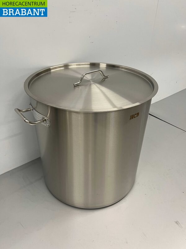 Edelstahl Suppentopf Kochtopf Induktion 55 x 55 cm 130 Liter Horeca – Bild 2