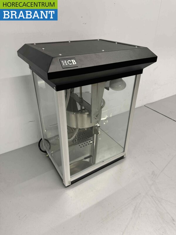 Popcornmaschine Popcornmaschine Kompakt schwarz 230V Braderie Markt Horeca – Bild 2